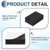 MECCANIXITY Single Sided Speaker Isolation Pads, 60mmx40mmx20mm Square Black Non Slip EVA Acoustic Foam Pads Feet Anti-Vibration Base for Decks Speaker Subwoofer HiFi Sound System, Pack of 4 view 3