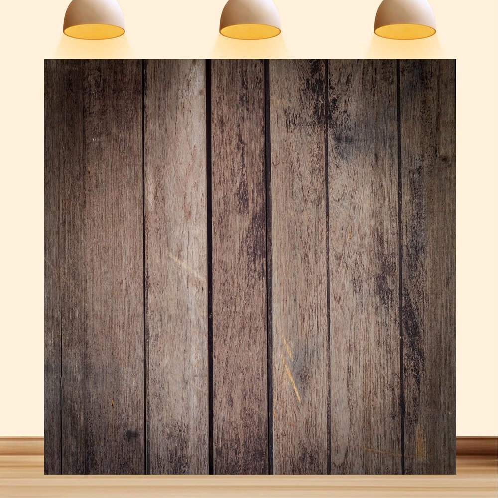 15X10ft Fabric Wood Backdrop Seamless Rustic Retro Wooden Background Western for Wedding Photoshoot Studio Wall Decor