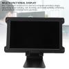 Asixxsix 7 Inch Computer Secondary Screen, HD 1024x600 IPS LCD Display with 360 Degree Rotation Stand, Aluminum Alloy Computer Monitor for Gaming Working view 3