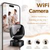 Compact WiFi Security Camera with Night Vision 360 view 2