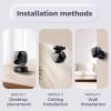 Compact WiFi Security Camera with Night Vision 360 view 3