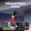Compact WiFi Security Camera with Night Vision 360 view 4