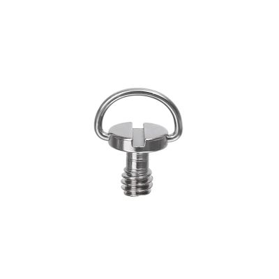 Quick Release Plate Mounting Screws Longer Shaft D-Ring Mounting Screw Screws Adapter 1/4" Tripod Quick Release Stainless -5 Pack