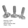 Quick Release Plate Mounting Screws Longer Shaft D-Ring Mounting Screw Screws Adapter 1/4" Tripod Quick Release Stainless -5 Pack view 4