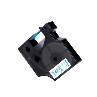 1 Piece 45013 40913 43613 Label Tape 6 9 12mm 45010 45016 45018 Compatible with D1 LabelManager 160 280 Label Maker(Blue on White)