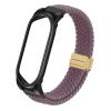 Adjustable Braided Wristband Compatible with Plaud NotePin & NotePin S AI Voice Recorder,Breathable Soft Wearable Strap with Magnetic Buckle and PC Case,Plaud Note Recorder Accessories,Smoke Purple view 1