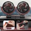 ECVGHD Car Fan Upgraded Double Head USB For With Powerful Cooling 360 Rotatable 3 Speed Desk For Home Offices Double Head Usb Fan view 4