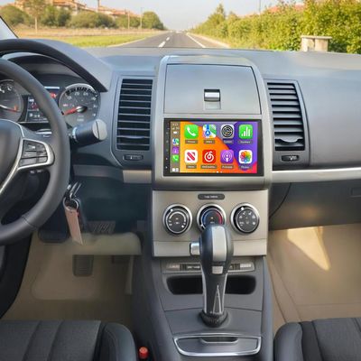 Double Din Car Stereo for Nissan Sentra 2007 2008 2009 2010 2011 2012 Radio Upgrade,7Inch Touch Screen Radio Android 14 Car Radio with Wireless Carplay Android Auto BT GPS AHD Backup Camera WiFi