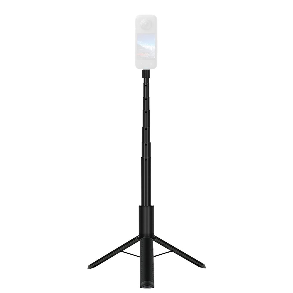 Gugxiom 48 inch Invisible Selfie Stick Tripod for X5/X4/X3/ONE, Extension Pole Handle Grip for Go Pro 12/11/10/9/8/7/6/5/4 and More