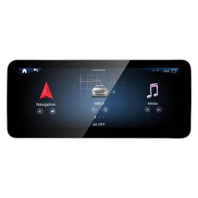 12.3 Linux Touch Screen Upgrade for Mercedes NTG 5.1/5.2 C-W205 GLC-X253 V-W447 X-W470 CarPlay Android Auto Full Screen Mirroring App Support Vehicle Cameras