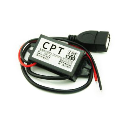 12V to 5V 3A Single/Double USB Power Supply Adaptor Direct Current ConverterConnector for Car DVR Car Power Converter Adapter