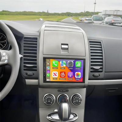 [2+32G] Android 15 Car Stereo for Nissan Sentra 2007 2008 2009 2010 2011 2012 with Wireless Carplay&Android Auto,7 Inch Touch Screen Car Radio with Mirror Link Bluetooth FM/RDS Radio WiFi GPS EQ SWC