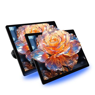 13.5 Inch Car Headrest TV Screens with Android14 Portable TV with USB,SD Card,FM,Bluetooth,Hdmi in,AV,Headphone Jack,Touch Screen and Support Phone Mirroing and WiFi,Hotspot with 4GRam+64G (2pcs)