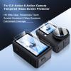 2 PCS Screen Protector for DJI Osmo Action 6, Sports Camera Tempered Glass Screen Protector Set (2 screen protector + lens cap) view 3
