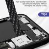 YUEHISY Carbon Fiber Spudger Kit, Multi Purpose Prying and Opening Tool, Laptop, Pad, Phone, Electronics Repair view 4