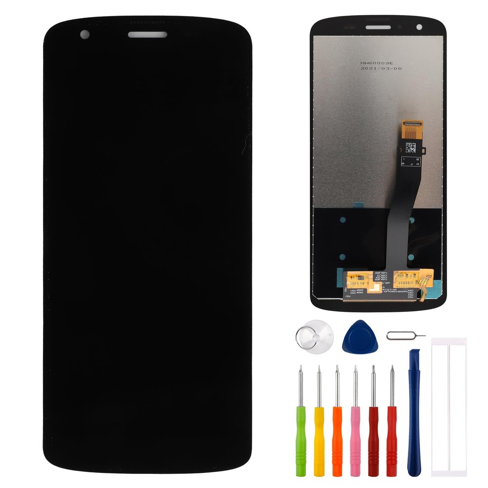 E-yiiviil Replacement LCD Display Touch Screen Digitizer Assembly Compatible with Zebra TC22 TC27 6" with Tools