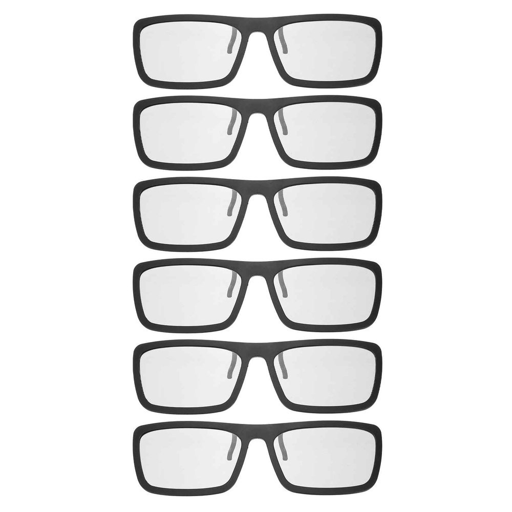MECCANIXITY 2 Pcs Polarized 3D Glasses, Passive 3D Viewing Glasses Frames for RealD Movies Theater Games TV Photo Projector