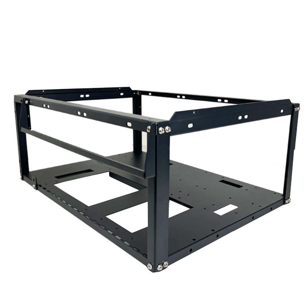 Computer Case - Cooling Master Cases, Mid Computer Case, Black Pc Caser Compact, Excellent Heat Dissipation, Open Frame DIY Cases, Lightweight Portable Aluminum Steel Structure