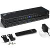 12 Port 8 Port HDMI Switch 12 in 1 Out- 4K HDMI Switcher Selector with IR Remote Control, 4K@30Hz Compatible with Laptop, PS5, Xbox, Fire TV, Blu-ray Player, Set-top Box, TV, Monitor, Projector view 1