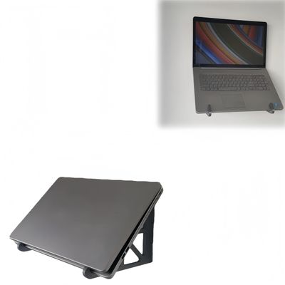 Foldable Laptop Wall Mount SpaceSaving Laptop Holder for Wall Installation, Supports Laptops up to 2.0cm Thick, Compatible with MacBook/for Dell/for HP/for Other Slim Notebooks