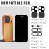 EYSOFT Privacy Cover Compatible for iPhone 17 Pro/iPhone 17 Pro Max with Front Camera Cover,Protect Your Privacy and Security But Not Affect Facial Recognition2Pack-Silver view 2