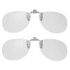 MECCANIXITY 2 Pcs Polarized Clip-on 3D Glasses, Passive Circular 3D Viewing Glasses Frames for RealD/Image Maximum Movies Theater Games TV Photo Projector (Metal Clip) view 1