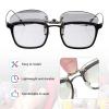 MECCANIXITY 2 Pcs Polarized Clip-on 3D Glasses, Passive Circular 3D Viewing Glasses Frames for RealD/Image Maximum Movies Theater Games TV Photo Projector (Metal Clip) view 4