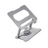 Monghuis Adjustments Laptop Stand Foldable Carbon Steel Risers with Antislip Base Ventilated Frame for Up to 17Inch Notebook Double Shaft Notebook Holder view 1