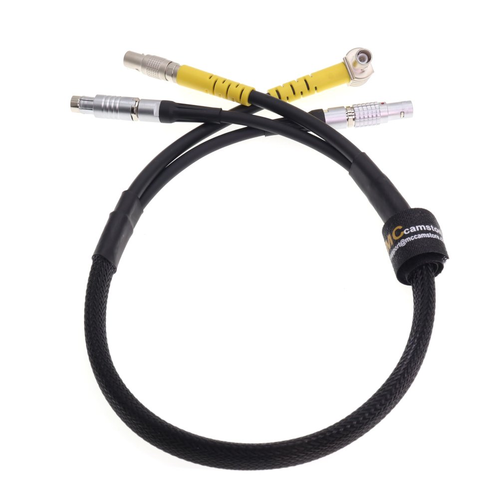 2 in 1 FGG 0B 2pin to FI 3pin Female Power + VF Video Cable for ARRI CCM-1 Camera Control Monitor VF and PWR in 32 inches