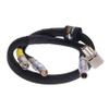 2 in 1 FGG 0B 2pin to FI 3pin Female Power + VF Video Cable for ARRI CCM-1 Camera Control Monitor VF and PWR in 32 inches view 4
