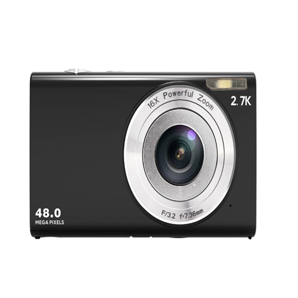 KBBYT Action Camera, Digital Camera Auto Camera HD with Large Screen Camcorder Camera for Photography,for Diving, Cycling and Vlogging(Black-noCard)