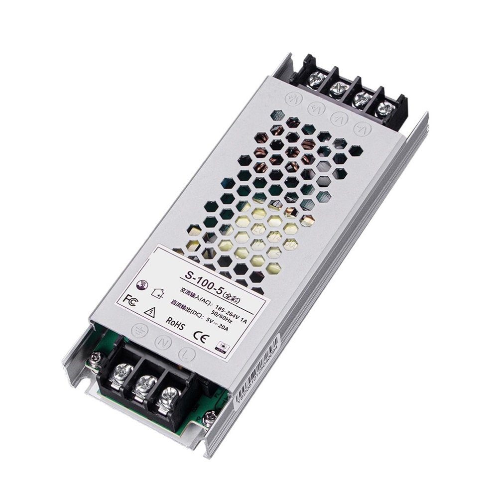 S-100-5 100W 5V 20A Display Supply Screen Ultrathin Power 1Pcs