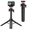 OURHZTB Quick-Release Tripod Extendable Selfie Stick for DJI Osmo Action 6/Osmo Nano, Multifunctional Extension Pole Cold Shoe Mounting for Fill Lights and Microphones Accessories view 1
