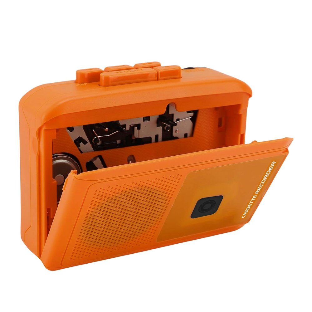 Geavonyg Lightweight Tape Player Recorder with Single Touch Operate Converts Analog Sound to Digital MP3 Files Portable Tape Digitizer
