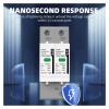 DC SPD 2P 500V 600V 800V 1000V 40KA~60KA Din Rail Outdoor Power Protection Protective Device Surge Protector Surge(40KA,DC800V) view 2