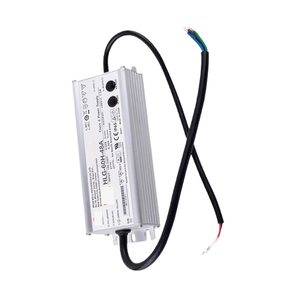 60W Power Supply AC/DC 48V HLG-60H-48A Constant Voltage and Current Mode Output Single Source 1Pcs