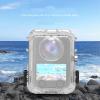FEICHAO 40m/131ft Underwater Diving Housing Shell Waterproof Case Compatible with OMSO 360 Panoramic Action Camera view 4
