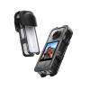 Metal Cage Compatible with Insta360 X4 Air - Wind Noise Reduction, Lightweight Frame with Quick Release & Lens Cap view 1