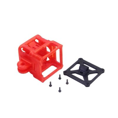 TPU Holder Fixed Bracket Seat 95A Compatible With Drone Parts Quadcopter Models UAV Models For D O3 Air Unit Camera Integrated Modification 3D Printed Parts(RED)
