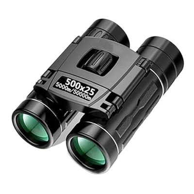500X25 Portable HD Zoom Binoculars - 5000M/50000M Long Distance Telescope for Hunting, Camping, Sports - Powerful, Lightweight, Precise Focus, Outdoor Adventure Gear