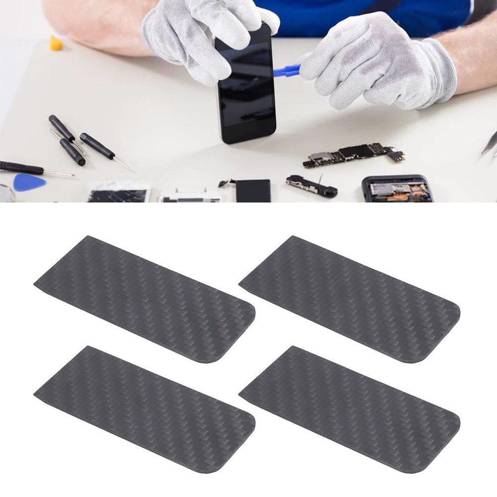 LICAEVEY 4pcs Electronics Prying Opening Tool, Screen Opening Tool, Carbon Fiber Pry Tool Set, Electronics Repair Tool for Smartphone Tablet and Device Maintenance