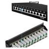 10Gbps CAT6a Patch Panel 8/12 Ports 1U Desktop and Wall Mount Shielded RJ45 Jack LAN Network Installation Cable(Desktop Model 8Port) view 4