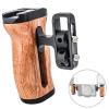 Compatible for Sony SLR & Universal Camera Rabbit Cage - Ergonomic Wooden Side Handle, Photography Grip Accessory view 4