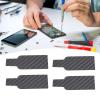 YUEHISY Baseboard Removal Tool, 4pcs Carbon Fiber Non Magnetic Opening Kit, for Safe Electronics Repair on Laptop, Cell Phone and Tablet, Sturdy & Reusable view 4