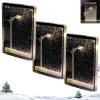 Magic Snow Lamp, Snow Tales Lamp, Night Street Lamp Christmas Snow Scene Light DIY Materials, for Bedroom Christmas Indoor Party Decoration (3pcs) view 1