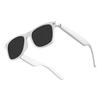 CatXQ AI Smart Glasses | Bluetooth Glasses for Men & Women | Touch Control | Translation | AI Noise Cancellation | Hands-Free Calling for Travel Business Office - Sunglasses & White view 1