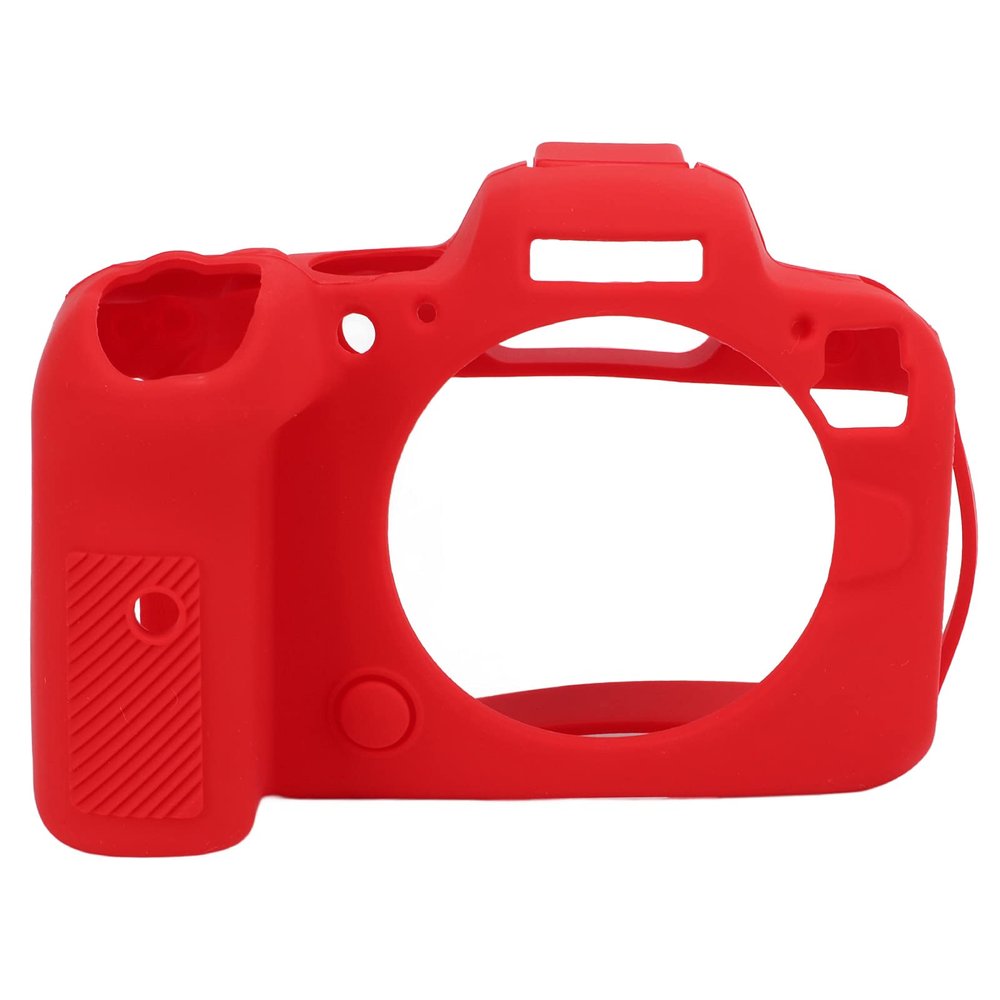 BowyTrading Silicone Protective Case for R6 R6II, Camera Case, Stretchable Scratch Cover with Precise Cutouts, Lightweight Washable Silicone Skin for DSLR Mirrorless Cameras (red)