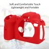 BowyTrading Silicone Protective Case for R6 R6II, Camera Case, Stretchable Scratch Cover with Precise Cutouts, Lightweight Washable Silicone Skin for DSLR Mirrorless Cameras (red) view 3