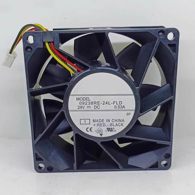 09238RE-24L-FLD DC 24V 0.53A 92x92x38mm 3-Wire Cooling Fan