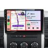 10 Inch Car Radio for Dodge Ram1500 2500 3500 2009-2012 Double Din with Carplay and Android Auto Car Stereo Head Unit w/GPS IPS Touch Screen Bluetooth 5.0 WiFi Navi FM RDS SWC Backup Camera, 2+32G view 1
